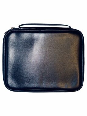 Sleek Black Maange Cosmetic Brush Travel Case